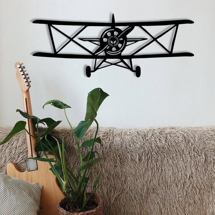 Wallity Vecihi Accesorio Decorativo de Pared de Metal Negro